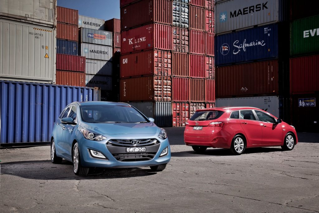 The Hyundai i30 Tourer. The Hyundai i30 Tourer.